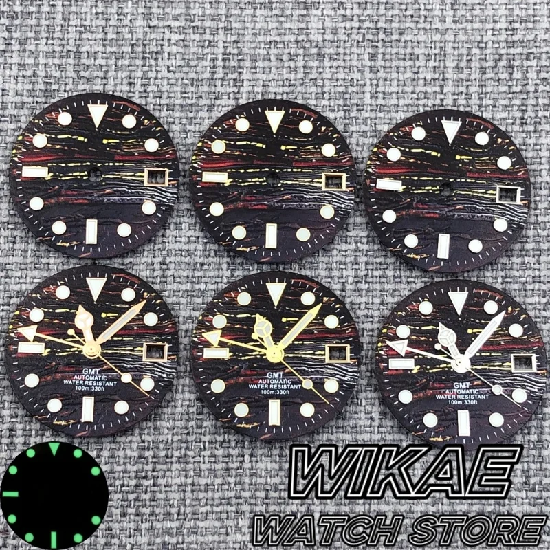 29mm High-Quality Tiger-eye Stone Texture Style Watch Dial Fit NH34 NH35 Movement 3 o'clock Date Watch Modification Accessories
29mm High-Quality Tiger-eye Stone Texture Style Watch Dial Fit NH34 NH35 Movement 3 o'clock Date Watch Modification Accessories