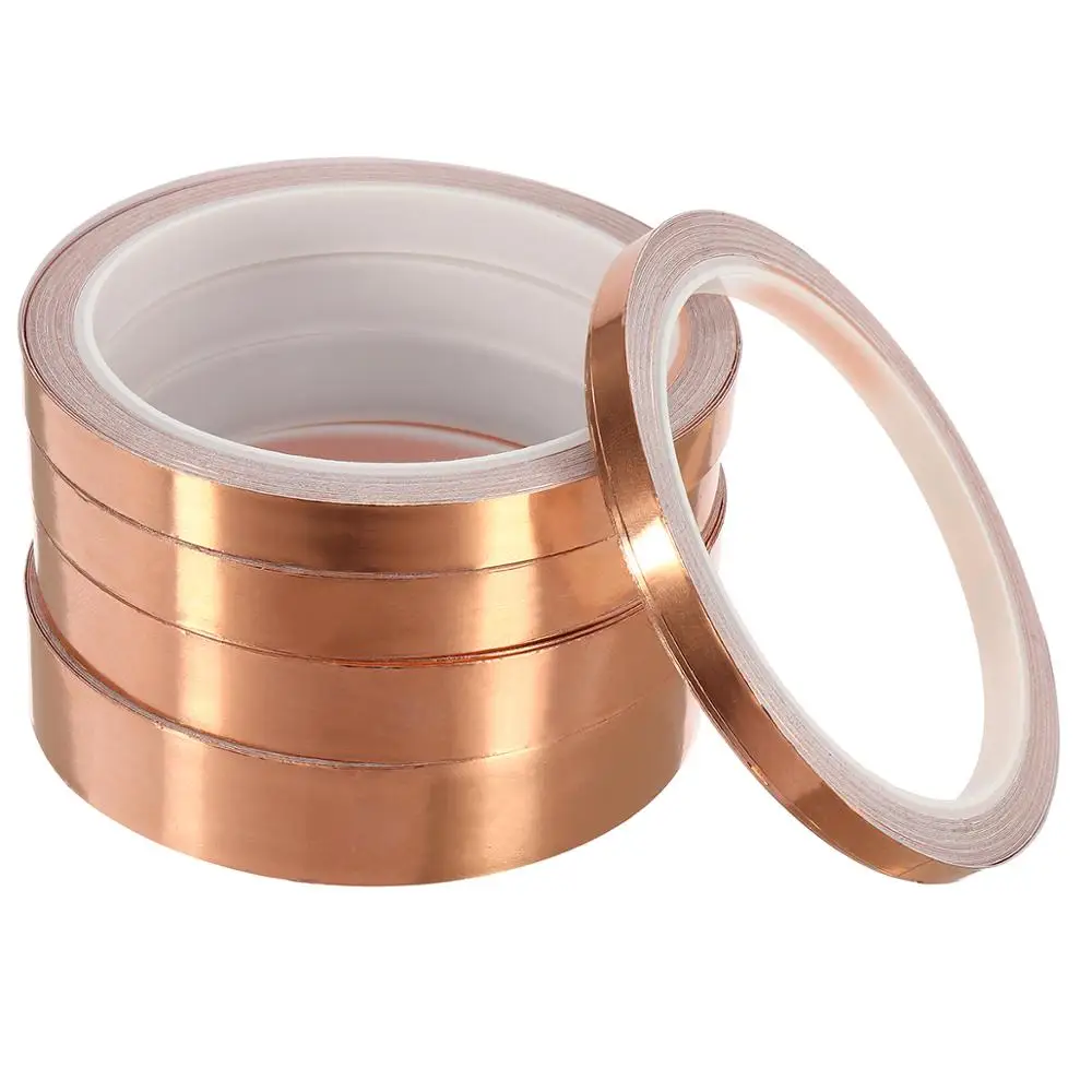 10m Waterproof Strip Adhesive Tape Foil Tape Adhesive Conductive Copper Tape Anti-static Single-sided Repair Tape 6-20mm
10m Waterproof Strip Adhesive Tape Foil Tape Adhesive Conductive Copper Tape Anti-static Single-sided Repair Tape 6-20mm