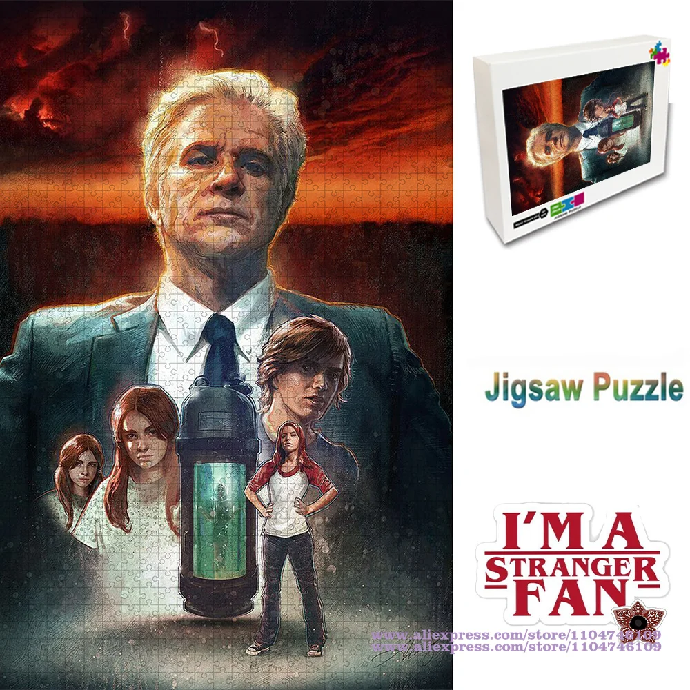 Stranger Things Puzzle Jigsaw 108/200/300/500/1000/1500Pcs Intelligence Puzzles for Adults & Fans Unique Exquisite Gift Box
Stranger Things Puzzle Jigsaw 108/200/300/500/1000/1500Pcs Intelligence Puzzles for Adults & Fans Unique Exquisite Gift Box