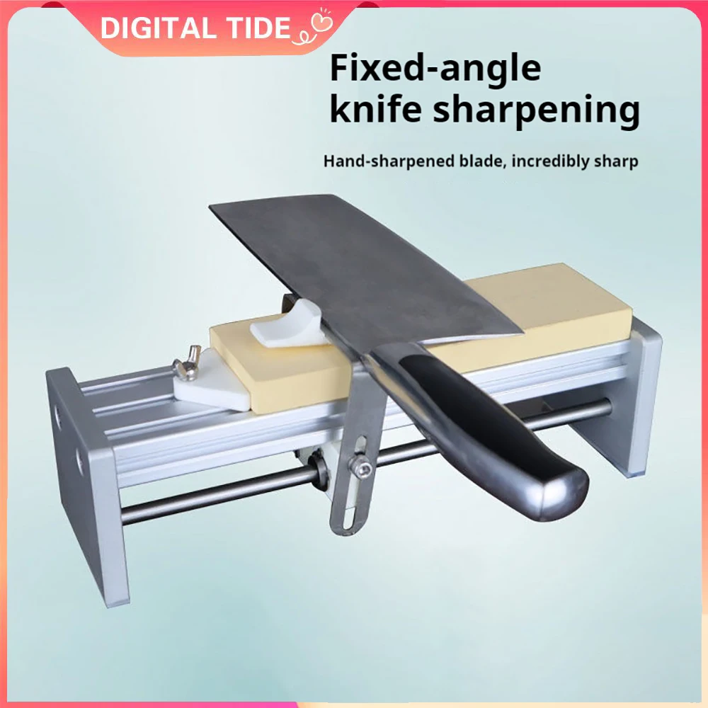 Professional Fixed Angle Sharpening Frame Adjustable Knife Sharpener for DIY Leathercraft Cutter Planer Chisel Carving Tools
Professional Fixed Angle Sharpening Frame Adjustable Knife Sharpener for DIY Leathercraft Cutter Planer Chisel Carving Tools