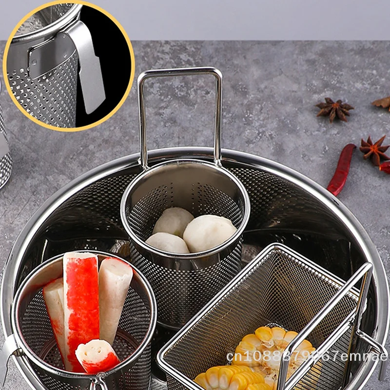 【xxx】304 Stainless Steel Deep Frying Basket Silver Multi-functional Hangable Colander Oil Filter Mesh Sieve Hotpot Strainer Mesh
【xxx】304 Stainless Steel Deep Frying Basket Silver Multi-functional Hangable Colander Oil Filter Mesh Sieve Hotpot Strainer Mesh