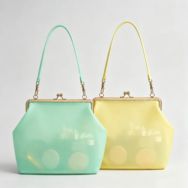 Summer Candy Color PVC Jelly Bag Fashion Simple Clip-on Shoulder Bag Large Capacity Beach Tote Bag Transparent Shopping Bags
Summer Candy Color PVC Jelly Bag Fashion Simple Clip-on Shoulder Bag Large Capacity Beach Tote Bag Transparent Shopping Bags