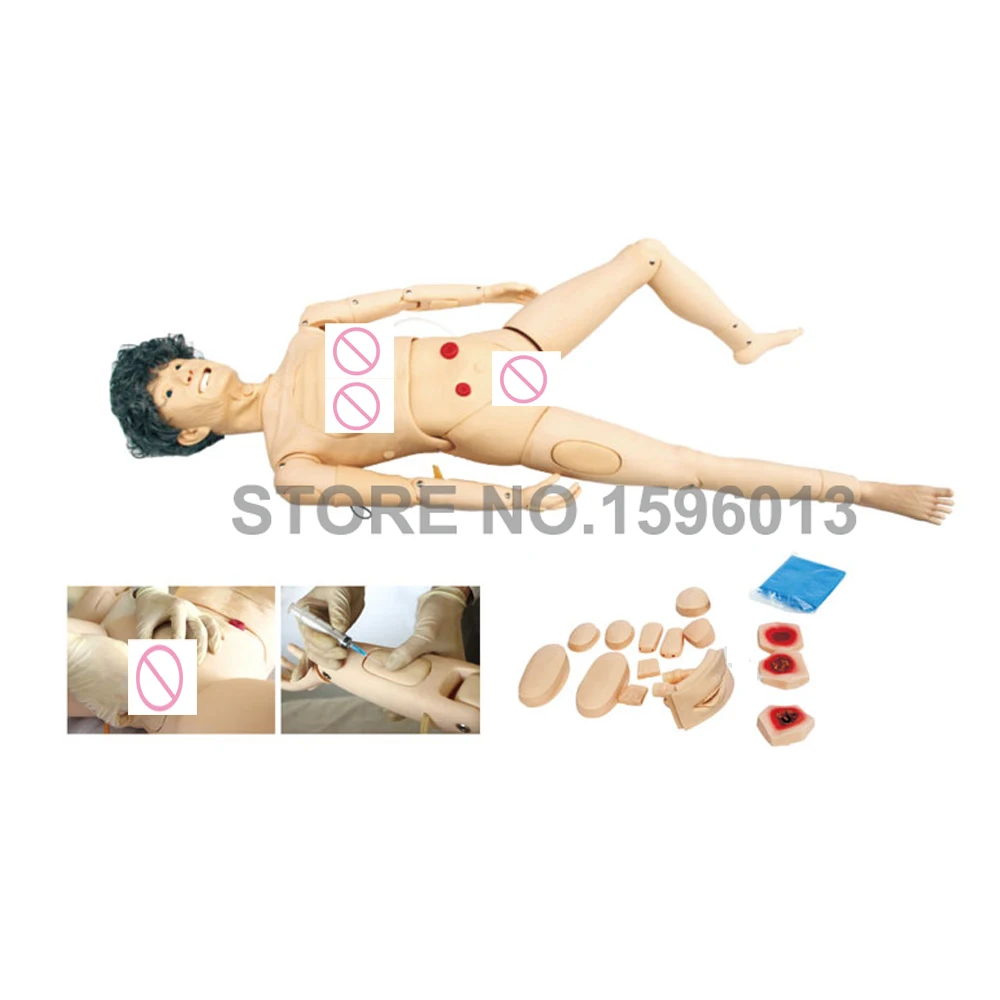 Full-functional Elderly Female Nursing Manikin, Old Patient Care Training Dummy
Full-functional Elderly Female Nursing Manikin, Old Patient Care Training Dummy