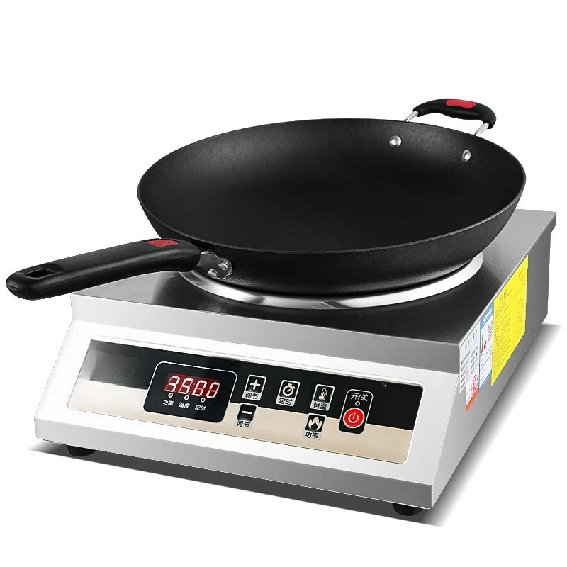 Commercial induction cooker, high-power desktop soup stove, thickened stainless steel
Commercial induction cooker, high-power desktop soup stove, thickened stainless steel