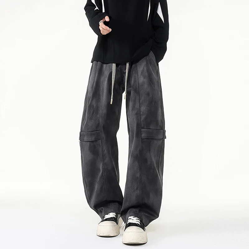 Men's Outdoor Trendy Versatile and Comfortable Straight Leg Wide Leg Pants Loose Comfortable All Season Sports and Leisure Pants
Men's Outdoor Trendy Versatile and Comfortable Straight Leg Wide Leg Pants Loose Comfortable All Season Sports and Leisure Pants