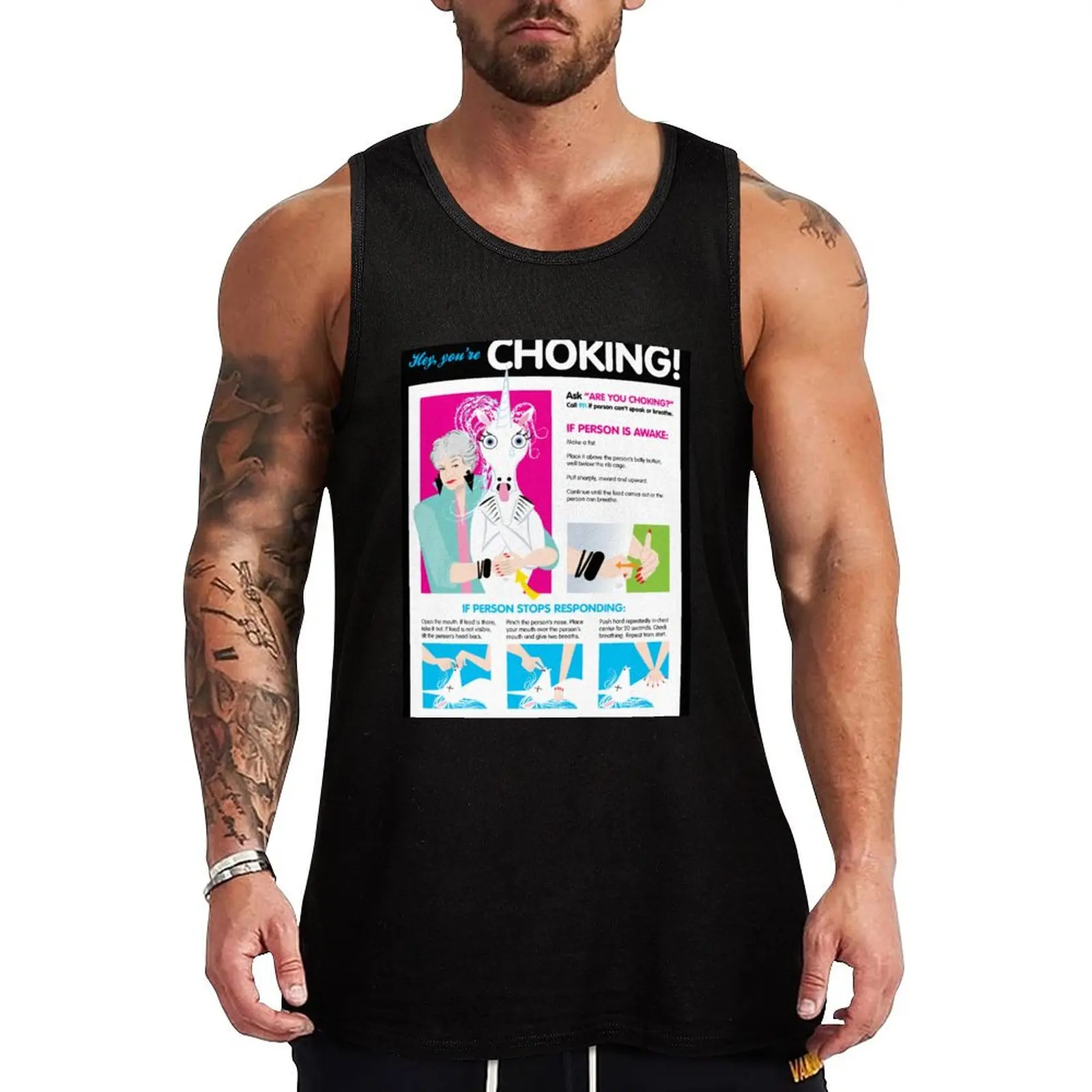 Choking Poster featuring Bea Arthur and a unicorn Tank Top best selling products Men's summer vest men clothes Vest for boy
Choking Poster featuring Bea Arthur and a unicorn Tank Top best selling products Men's summer vest men clothes Vest for boy