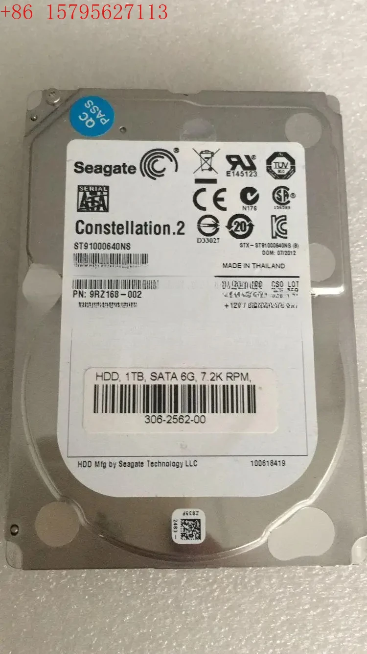 ДЛЯ ST91000640NS Seagate Constellation 1 ТБ 7,2 КБ SATA 6 Гбит/с Enterprise 2,5-дюймовый жесткий диск
ДЛЯ ST91000640NS Seagate Constellation 1 ТБ 7,2 КБ SATA 6 Гбит/с Enterprise 2,5-дюймовый жесткий диск