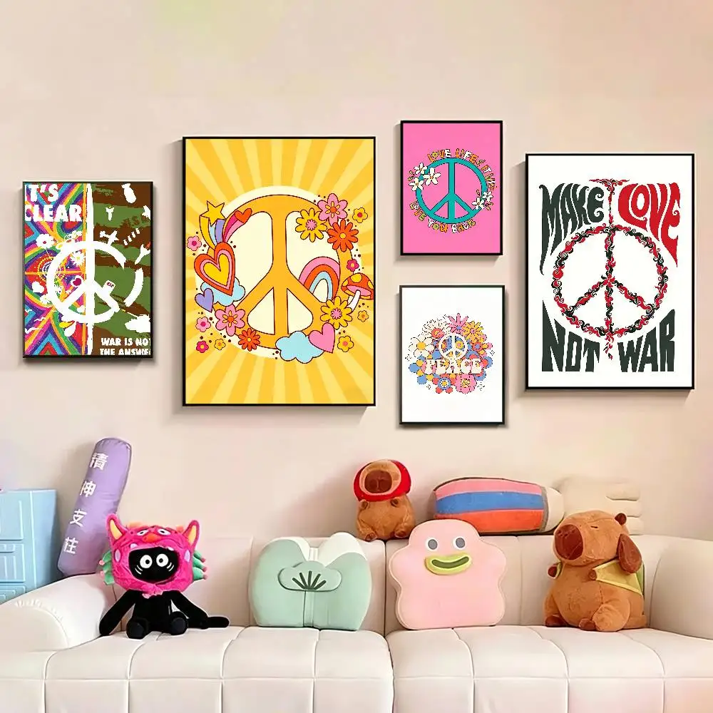 V-Vintage Peace Sign A-Anti War Poster Waterproof Wall Art Sticker For Bar Living Room Vintage Decor
V-Vintage Peace Sign A-Anti War Poster Waterproof Wall Art Sticker For Bar Living Room Vintage Decor