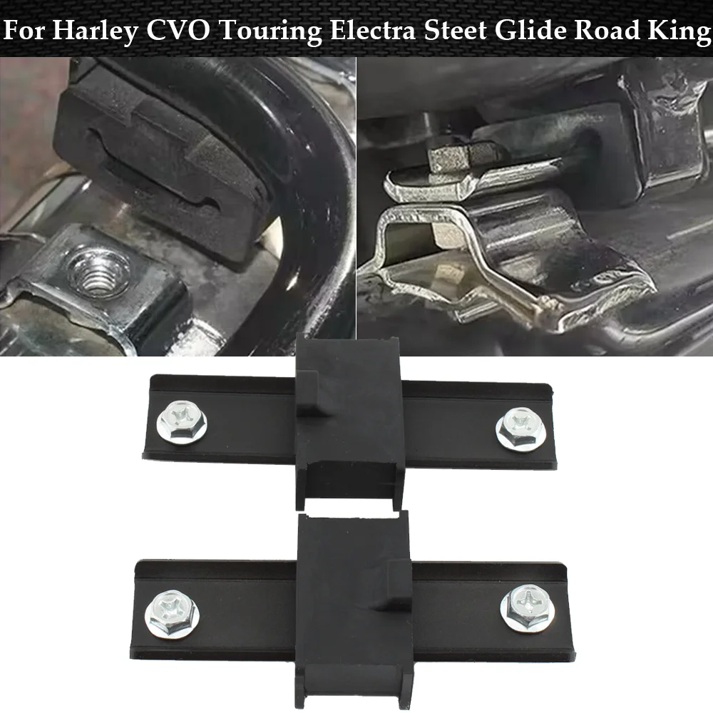 Motorcycle Exhaust Muffler Hanger Bracket Kit For Harley CVO Touring Electra Steet Glide Road King 65723-85 65724-85A
Motorcycle Exhaust Muffler Hanger Bracket Kit For Harley CVO Touring Electra Steet Glide Road King 65723-85 65724-85A