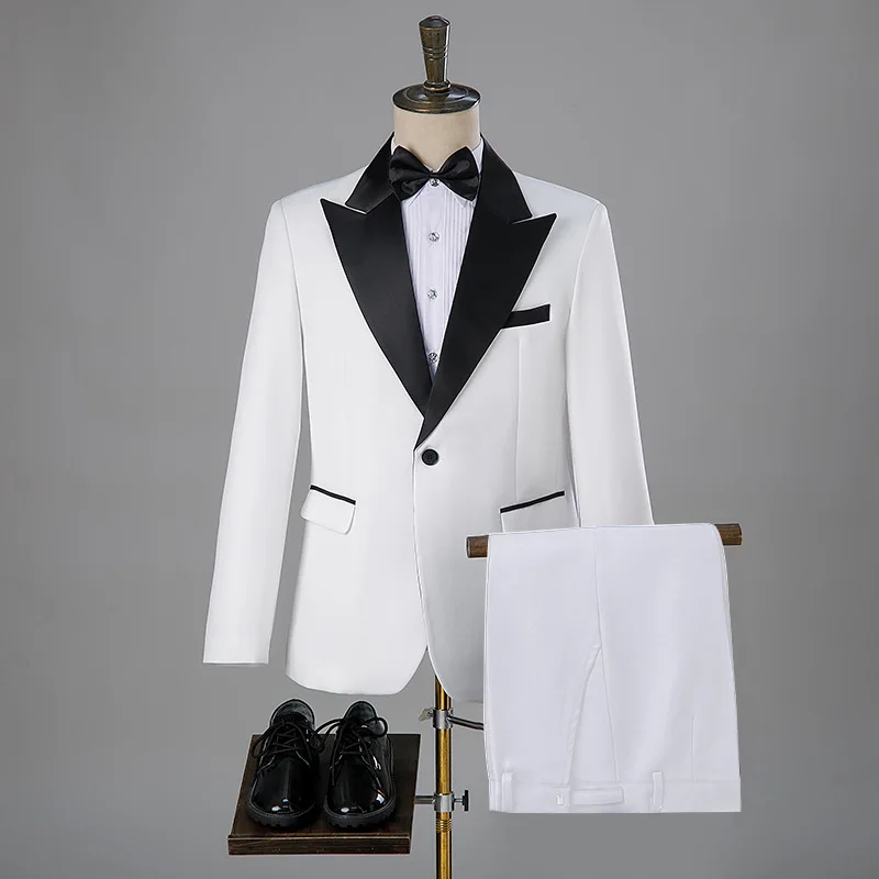 2024 Men's Color Matching Casual Suit Singer Host's Dress Photo Studio Photography Suit Two Pieces
2024 Men's Color Matching Casual Suit Singer Host's Dress Photo Studio Photography Suit Two Pieces