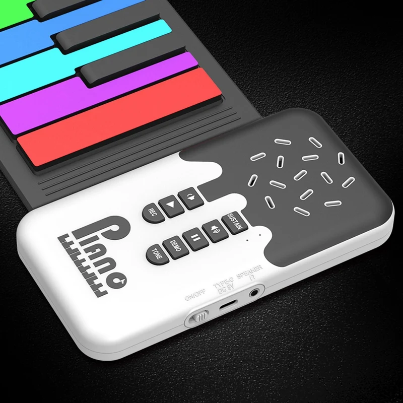 49 Keys Digital Keyboard Flexible Roll Up Piano With Loud Speaker Electronic Hand Roll Piano For Music Lovers Beginners
49 Keys Digital Keyboard Flexible Roll Up Piano With Loud Speaker Electronic Hand Roll Piano For Music Lovers Beginners