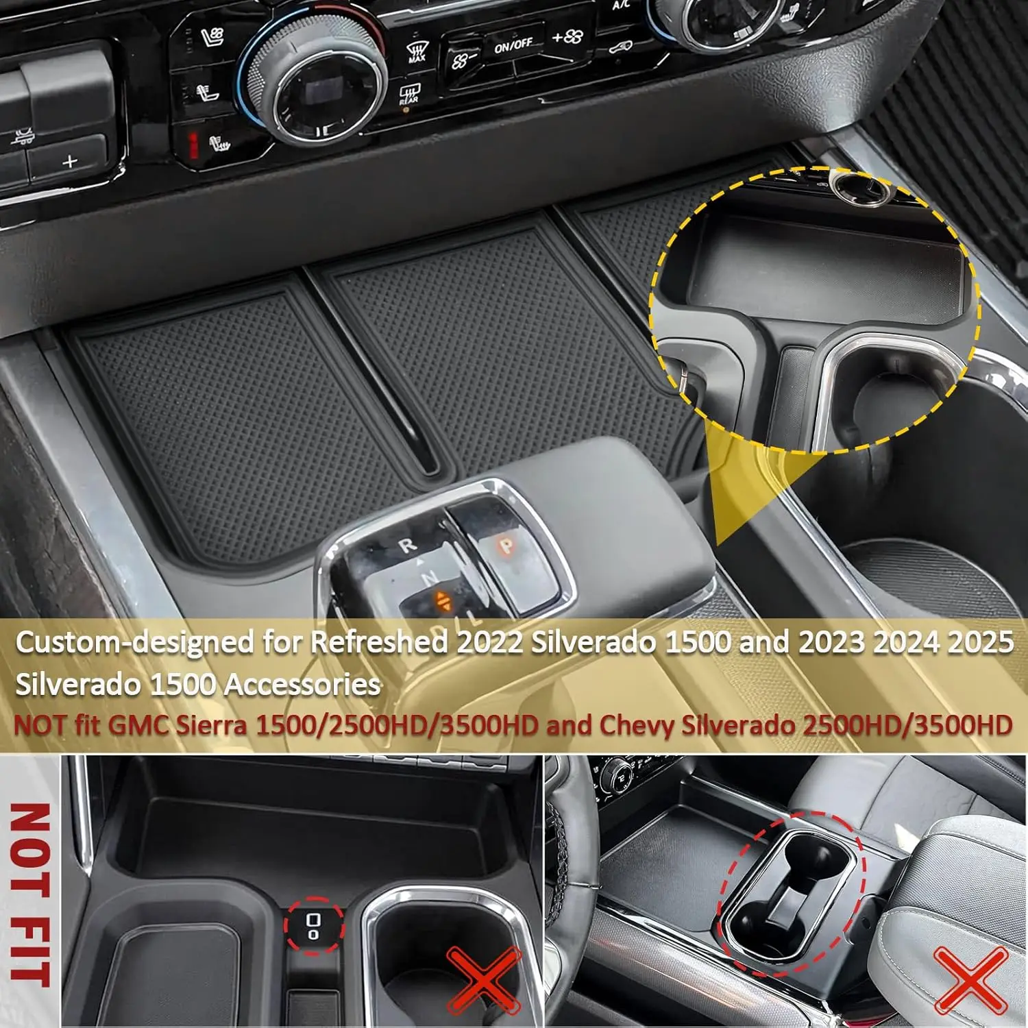 Tucknbox Middle Center Console Tray Organizer For 2023 2024 2025 Chevy Silverado 1500 Armrest Storage Center Console Accessories
Tucknbox Middle Center Console Tray Organizer For 2023 2024 2025 Chevy Silverado 1500 Armrest Storage Center Console Accessories