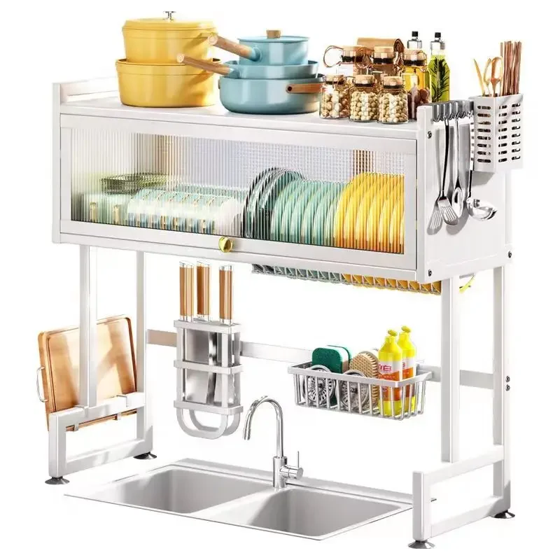 Factory Wholesale Dust Proof Storage Cabinets for Sinks Without Drilling Household Kitchen Shelves with Cabinet Doors
Factory Wholesale Dust Proof Storage Cabinets for Sinks Without Drilling Household Kitchen Shelves with Cabinet Doors