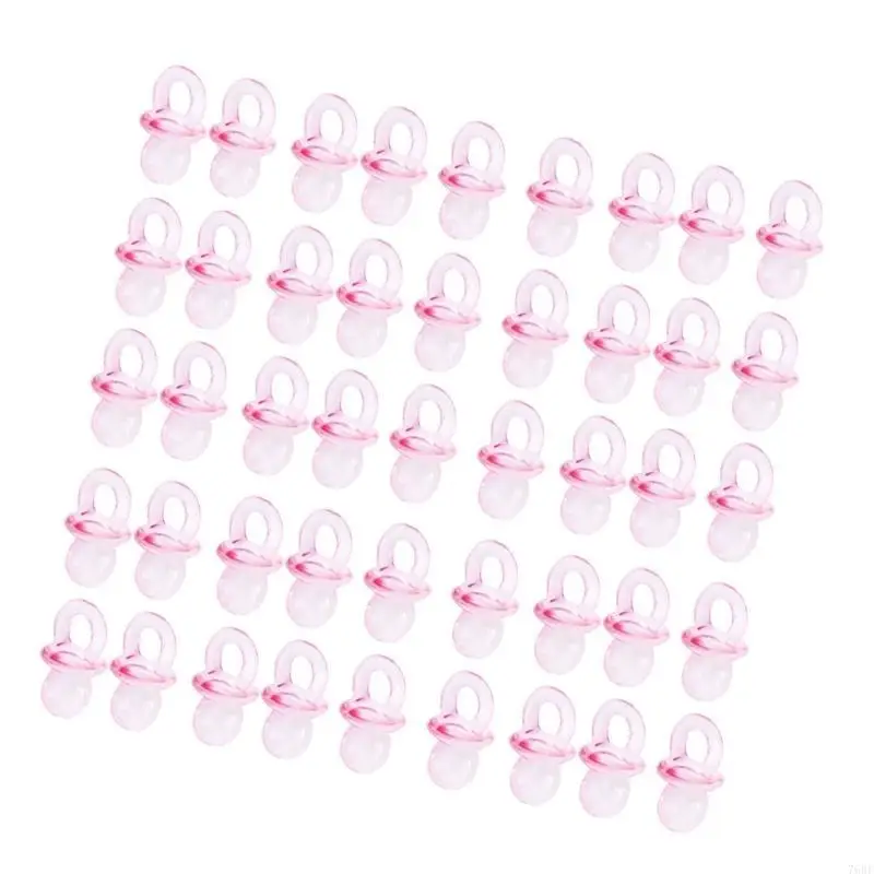 76HF 50pcs Blue/Pink Acrylic Pacifiers for Baby Shower Game and Gender Reveal Decor
76HF 50pcs Blue/Pink Acrylic Pacifiers for Baby Shower Game and Gender Reveal Decor