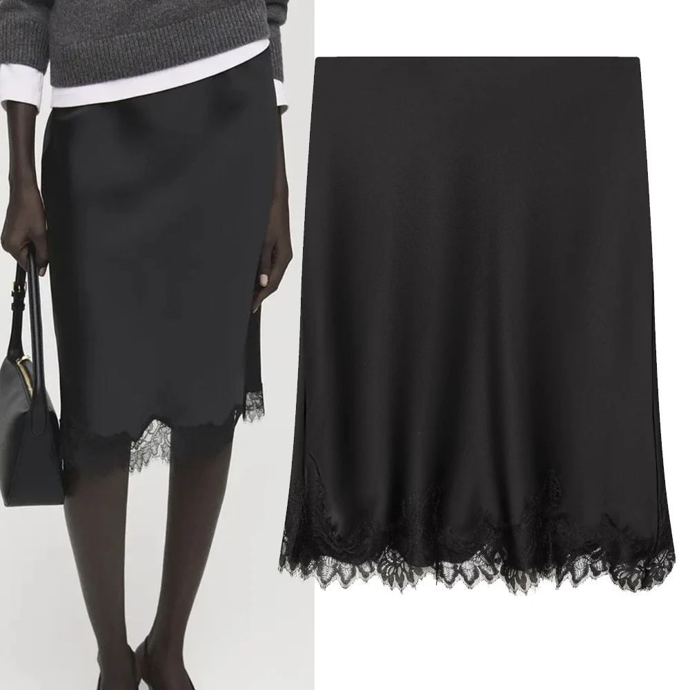 Модная кружевная атласная повседневная юбка для женщин с высокой талией, прямого кроя, универсальная, из зимней коллекции, производство Китай
Модная кружевная атласная повседневная юбка для женщин с высокой талией, прямого кроя, универсальная, из зимней коллекции, производство Китай