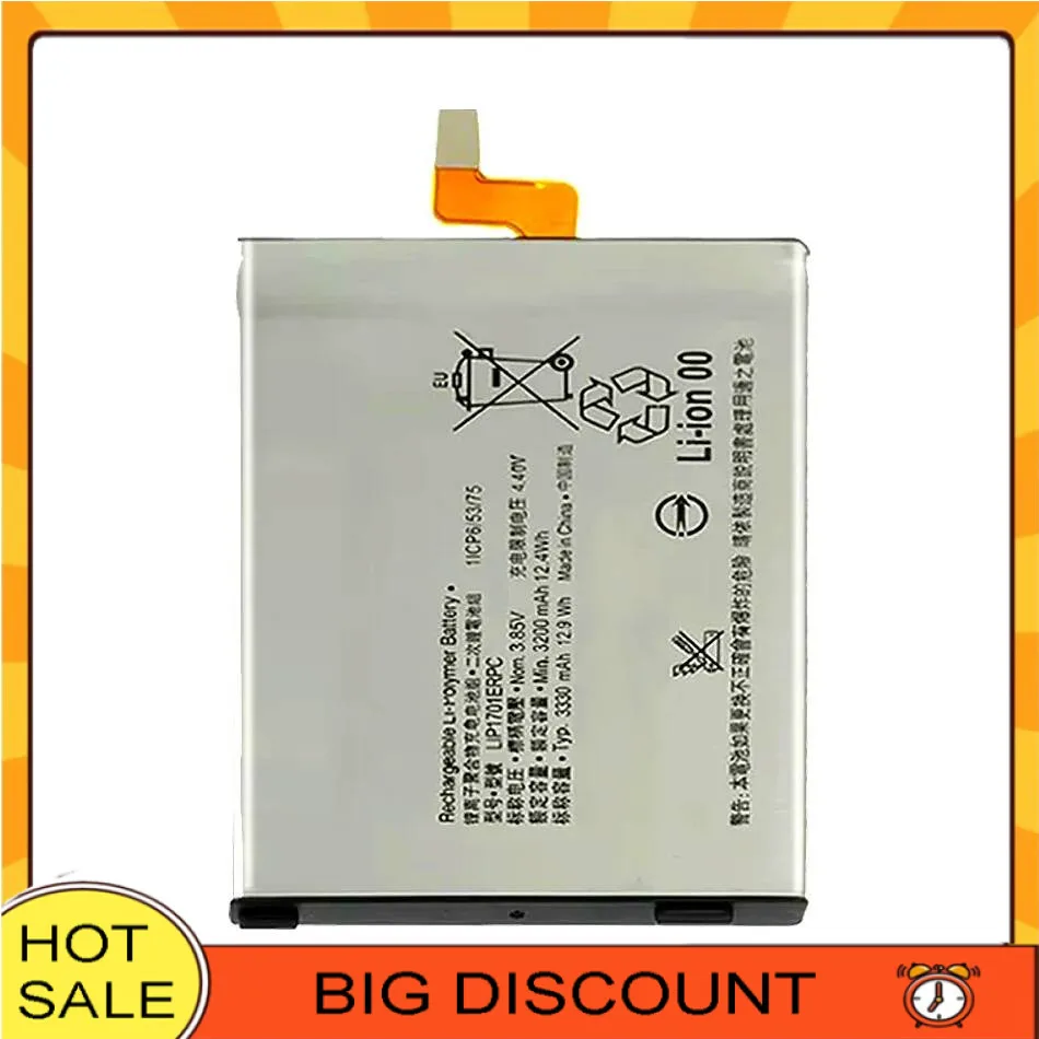 Mobile Phone Battery LIP1701ERPC 3330Mah For Sony Xperia 1 XZ4 J8110 J8170 J9110 J9150 SOV40
Mobile Phone Battery LIP1701ERPC 3330Mah For Sony Xperia 1 XZ4 J8110 J8170 J9110 J9150 SOV40