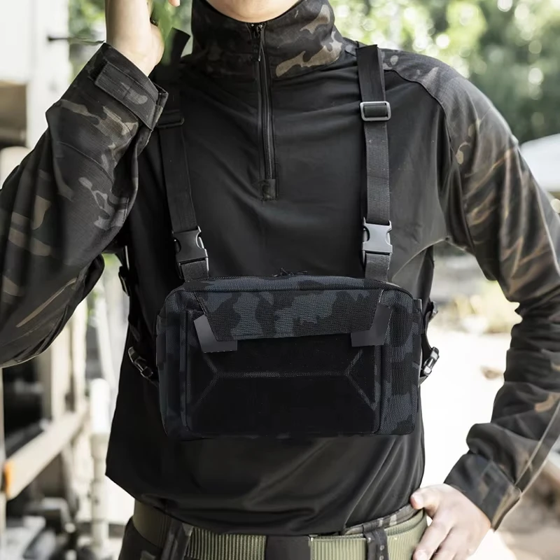Tactical Front Chest Vest Bag Outdoor Camping Hiking Cycling Running Fanny Pack for Women Men Gym Daily Molle Travel Vest Pouch
Tactical Front Chest Vest Bag Outdoor Camping Hiking Cycling Running Fanny Pack for Women Men Gym Daily Molle Travel Vest Pouch