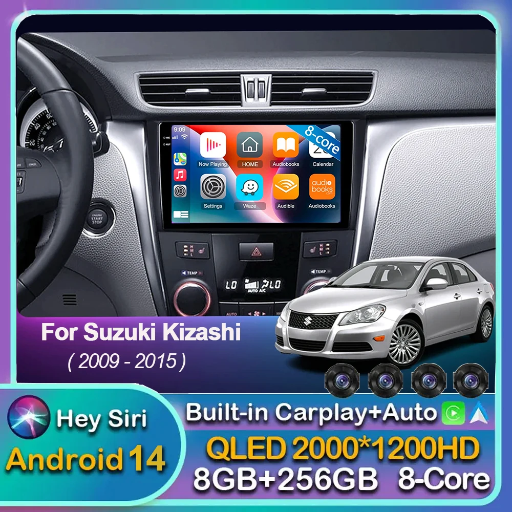 Автомобильный радиоприемник Android 14 Carplay для Suzuki Kizashi 2009-2012 2013 2014 2015 мультимедийный плеер GPS Стерео навигация WIFI + 4G DSP
Автомобильный радиоприемник Android 14 Carplay для Suzuki Kizashi 2009-2012 2013 2014 2015 мультимедийный плеер GPS Стерео навигация WIFI + 4G DSP
