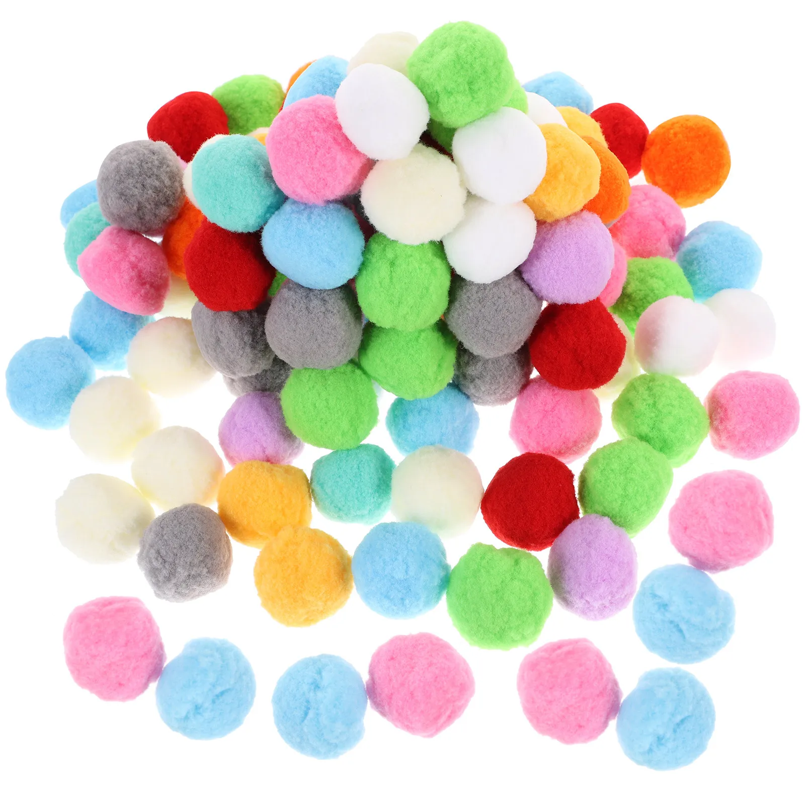 100Pcs Decorative Pom Pom Balls DIY Crafting Supplies for Clothes Headwear Jewelry Making Clothing Prop Sewing Materials Art
100Pcs Decorative Pom Pom Balls DIY Crafting Supplies for Clothes Headwear Jewelry Making Clothing Prop Sewing Materials Art