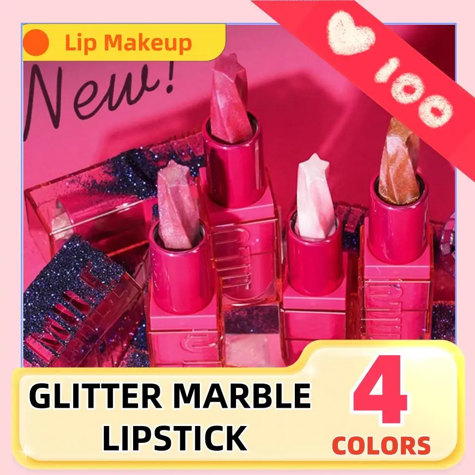 Glitter Pearlescent Lipstick Fine Shimmer Shiny Lip Blam Waterproof Long Lasting Moisturizing Lip Tint Pink Lip Makeup
Glitter Pearlescent Lipstick Fine Shimmer Shiny Lip Blam Waterproof Long Lasting Moisturizing Lip Tint Pink Lip Makeup