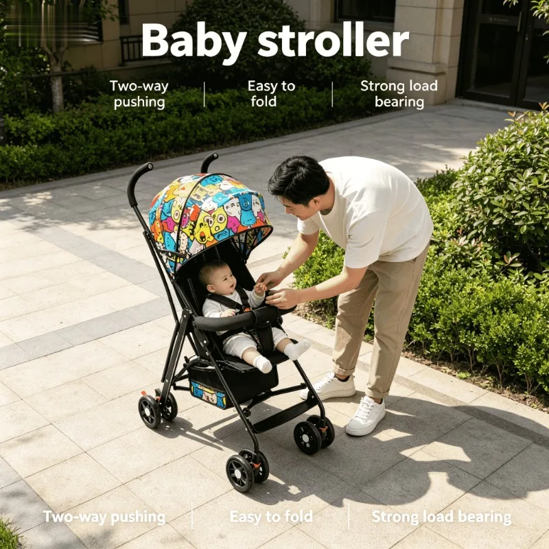 Lightweight One-Hand Fold Baby Stroller - Reclining Seat Compact & Portable Umbrella Design for Newborns & Toddlers Stroller
Lightweight One-Hand Fold Baby Stroller - Reclining Seat Compact & Portable Umbrella Design for Newborns & Toddlers Stroller