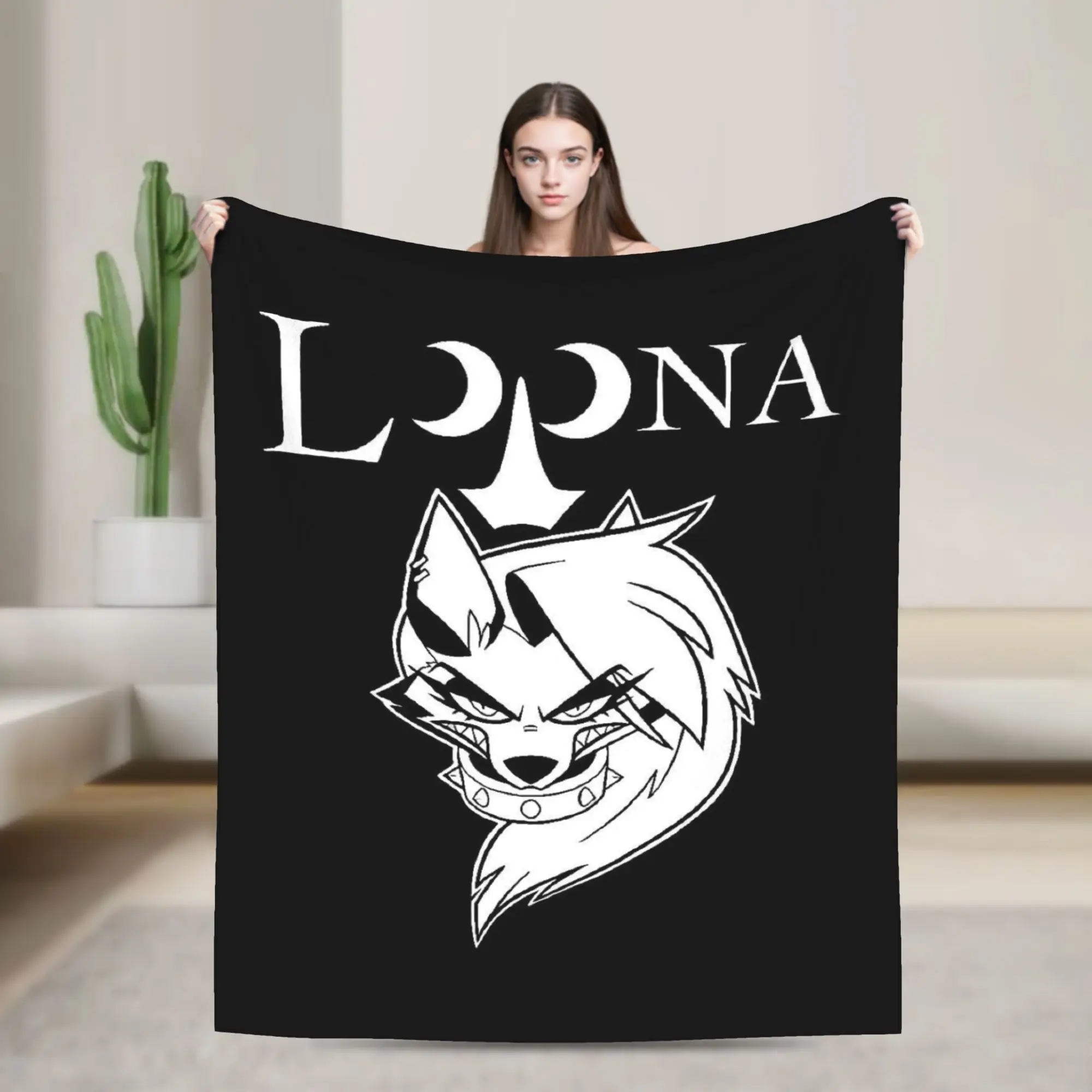 Helluva Boss Loona Flannel Blanket Warm Soft Throw Blanket for Home Decor Airplane Travel Funny Bedspread Sofa Bed Cover
Helluva Boss Loona Flannel Blanket Warm Soft Throw Blanket for Home Decor Airplane Travel Funny Bedspread Sofa Bed Cover