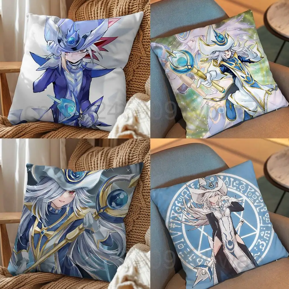 Blue and white Silent Magician YuGiOh Pillow Case cover Nap Time Sofa Living home Room Bedroom Backrest Cushion Square cojines
Blue and white Silent Magician YuGiOh Pillow Case cover Nap Time Sofa Living home Room Bedroom Backrest Cushion Square cojines