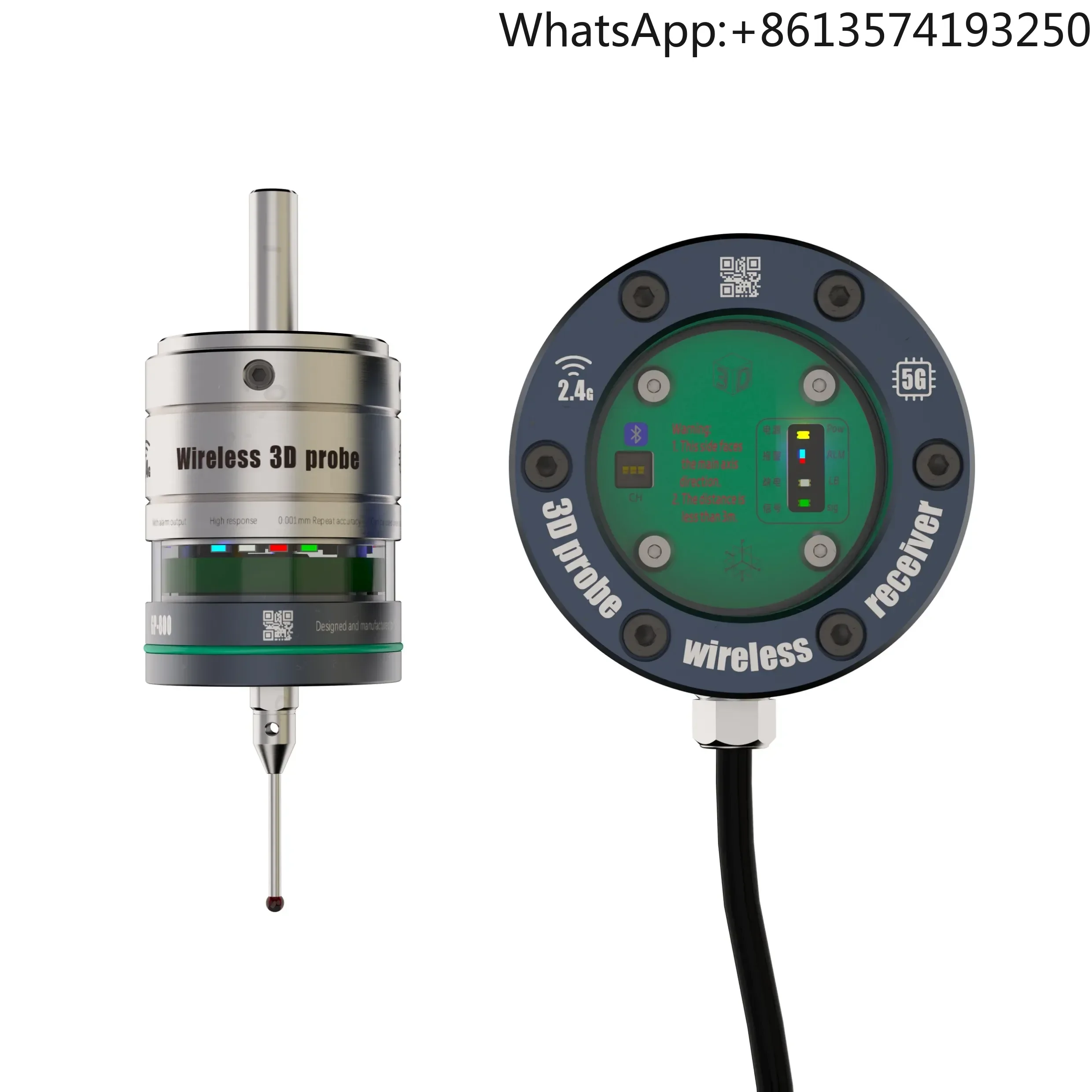 GP-800 Wireless Probe Tool For Machining Centers 3D Edge Finder Centering Rod Replacement Renishaw Marposs
GP-800 Wireless Probe Tool For Machining Centers 3D Edge Finder Centering Rod Replacement Renishaw Marposs