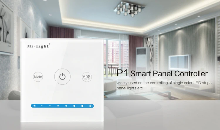 Milight P1 Led Controller Touch Switch Panel Adjust Brightness Led Dimmer Controller for Led Strip Tape, Panel Light DC12V-24V
Milight P1 Led Controller Touch Switch Panel Adjust Brightness Led Dimmer Controller for Led Strip Tape, Panel Light DC12V-24V