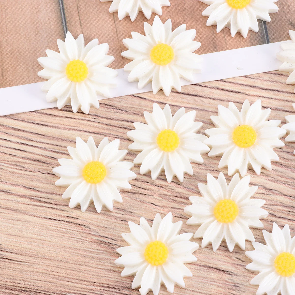 20 pcs 22Mm Small Daisies Material Plastic Flower Beads For Diy Craft Jewelry Making Resin Flower Accessory Home Decoration
20 pcs 22Mm Small Daisies Material Plastic Flower Beads For Diy Craft Jewelry Making Resin Flower Accessory Home Decoration