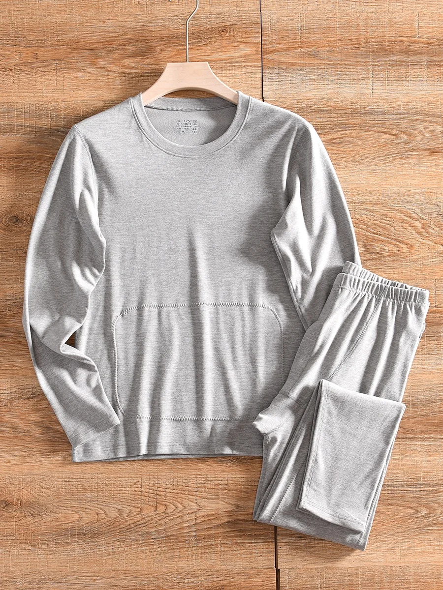 Comfortable Lightweight Long Sleeve Men's Warmth Set Skin-friendly Breathable Basic Design Polyester Spandex Blend Winter Wear
Comfortable Lightweight Long Sleeve Men's Warmth Set Skin-friendly Breathable Basic Design Polyester Spandex Blend Winter Wear