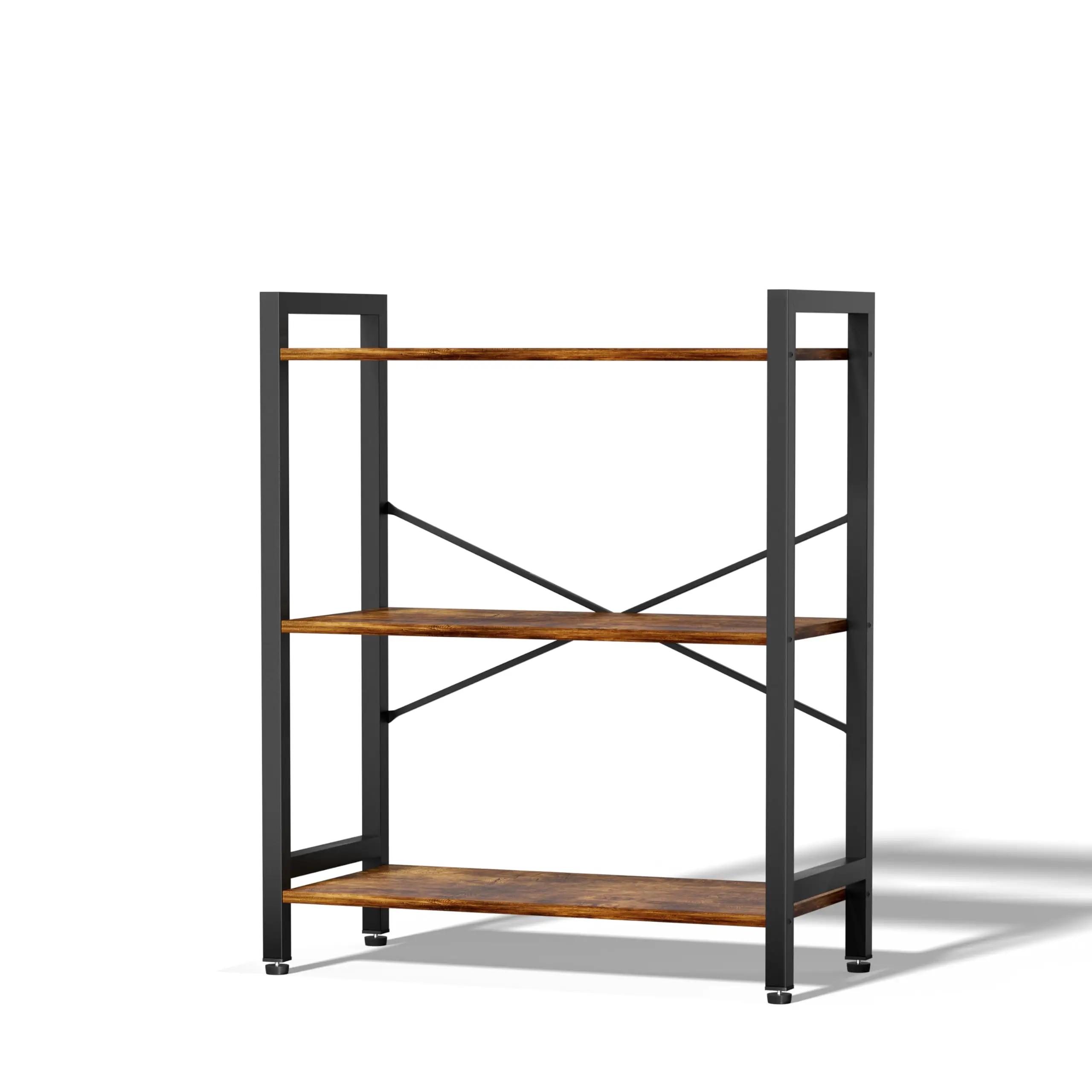 6-Tier Free Standing Bookshelf With Steel Frame Wood Shelves Storage Display Unit
6-Tier Free Standing Bookshelf With Steel Frame Wood Shelves Storage Display Unit
