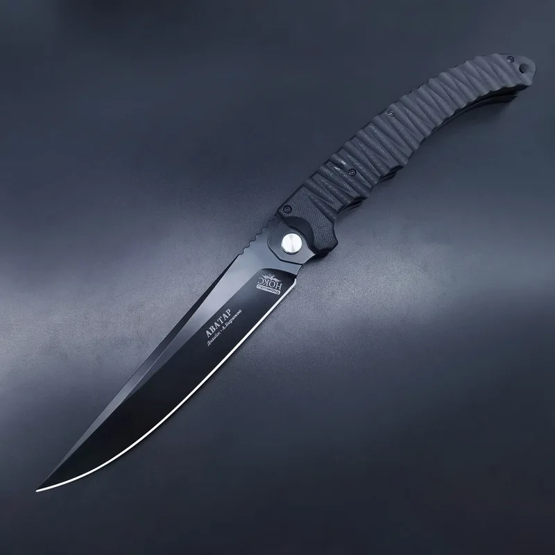 High Hardness Folding Pocket Knife D2 Blade G10 Handle Outdoor Camping Hunting Knives Sharp EDC Tool Gift for Men
High Hardness Folding Pocket Knife D2 Blade G10 Handle Outdoor Camping Hunting Knives Sharp EDC Tool Gift for Men