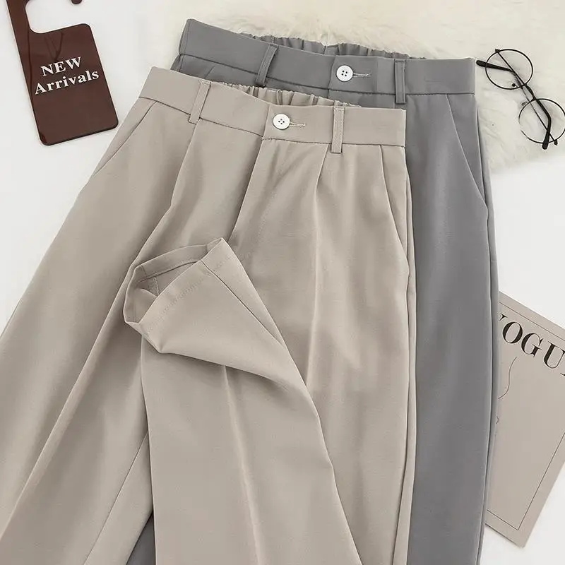 Мужские брюки прямого кроя с эластичным поясом, свободные, модные, осенние, для подростков, в стиле Hong Kong, повседневные
Мужские брюки прямого кроя с эластичным поясом, свободные, модные, осенние, для подростков, в стиле Hong Kong, повседневные