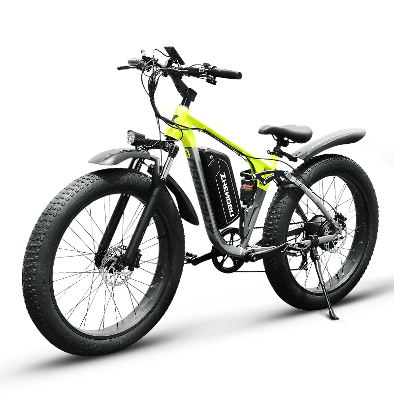 A6 26 Inch 1000W 48V Electric Bicycle 10AH 15AH 20AH MTB Ebike Full Suspension Fat Tire Mountain Electric Bike
A6 26 Inch 1000W 48V Electric Bicycle 10AH 15AH 20AH MTB Ebike Full Suspension Fat Tire Mountain Electric Bike