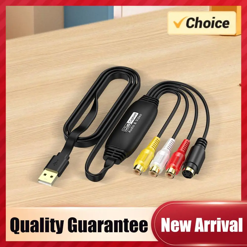 USB-видеокарта для захвата видео с VHS, ТВ, DVD, видеомагнитофонов, USB-AV адаптер для захвата видео, конвертер RCA в USB для ПК
USB-видеокарта для захвата видео с VHS, ТВ, DVD, видеомагнитофонов, USB-AV адаптер для захвата видео, конвертер RCA в USB для ПК