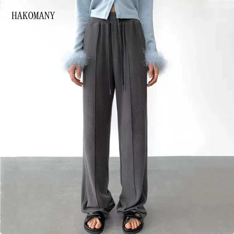 Women Loose Casual Sports Floor Length Trousers Women Sanding Leisure Pants 3 COLOR Drawstring Elastic Waist Wide Leg Sweatpants
Women Loose Casual Sports Floor Length Trousers Women Sanding Leisure Pants 3 COLOR Drawstring Elastic Waist Wide Leg Sweatpants
