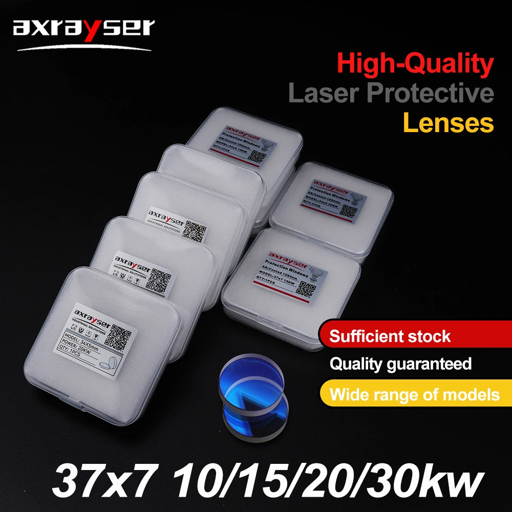 Ultra D37x7 Laser Protective 10/15/20/30kw Powerful Cutting Lens Quartz Fused Silica 1064nm for BOCHU Precitec Bodor Raytools
Ultra D37x7 Laser Protective 10/15/20/30kw Powerful Cutting Lens Quartz Fused Silica 1064nm for BOCHU Precitec Bodor Raytools
