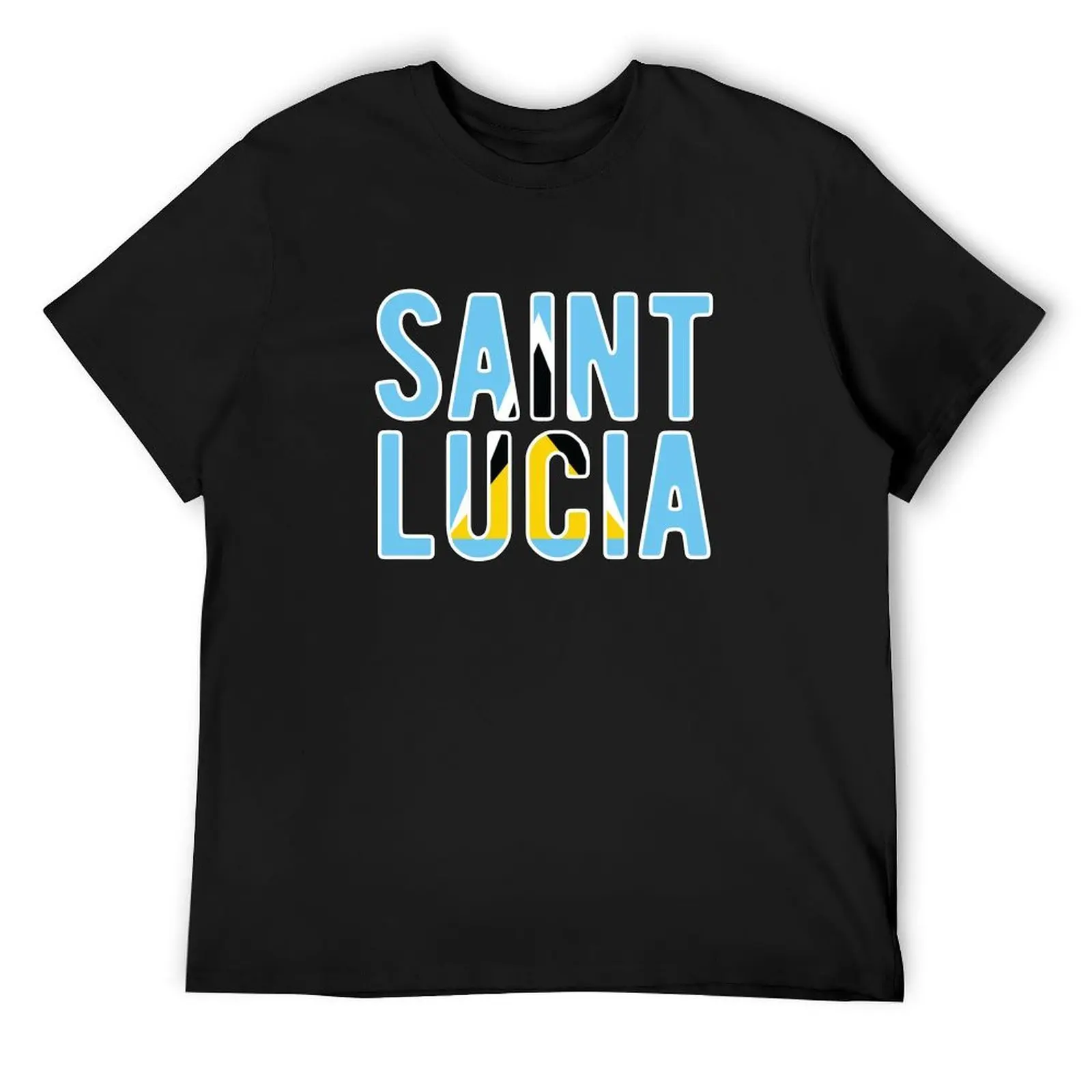 St. Lucia Flag Text T-Shirt luxury t-shirt Aesthetic clothing vintage t shirts street wear clothes for men
St. Lucia Flag Text T-Shirt luxury t-shirt Aesthetic clothing vintage t shirts street wear clothes for men