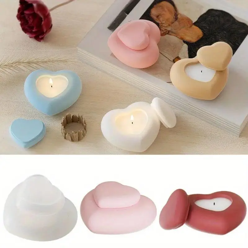 Love Heart Shape Silicone Mold for Aromatherapy Candle Epoxy Resin & Plaster Handmade Soap Making - Candle Making Supplies
Love Heart Shape Silicone Mold for Aromatherapy Candle Epoxy Resin & Plaster Handmade Soap Making - Candle Making Supplies