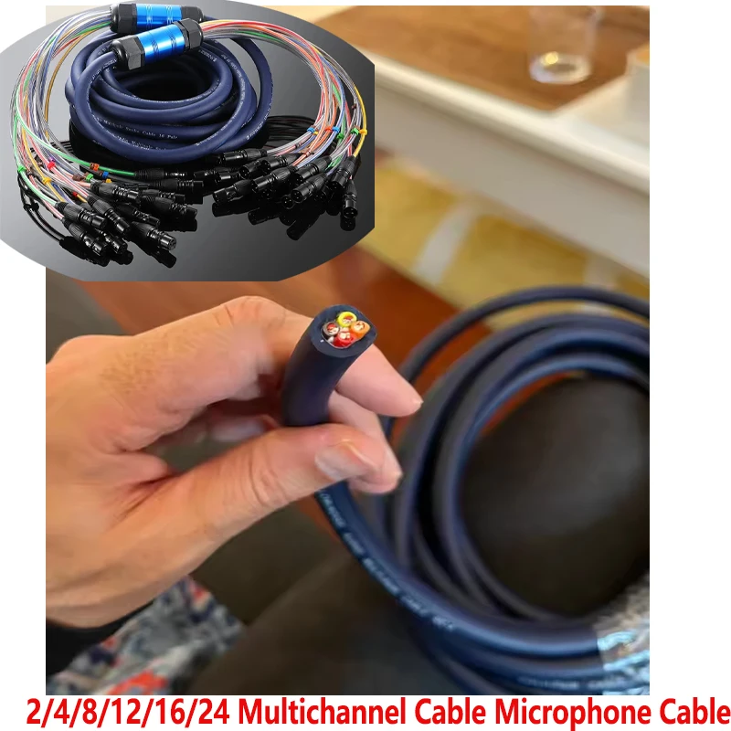 2/4/8/12/16/24 Multichannel Cable Microphone Cable XLR Audio Loudspeaker Stage Signal Shielded Multicore Cable
2/4/8/12/16/24 Multichannel Cable Microphone Cable XLR Audio Loudspeaker Stage Signal Shielded Multicore Cable