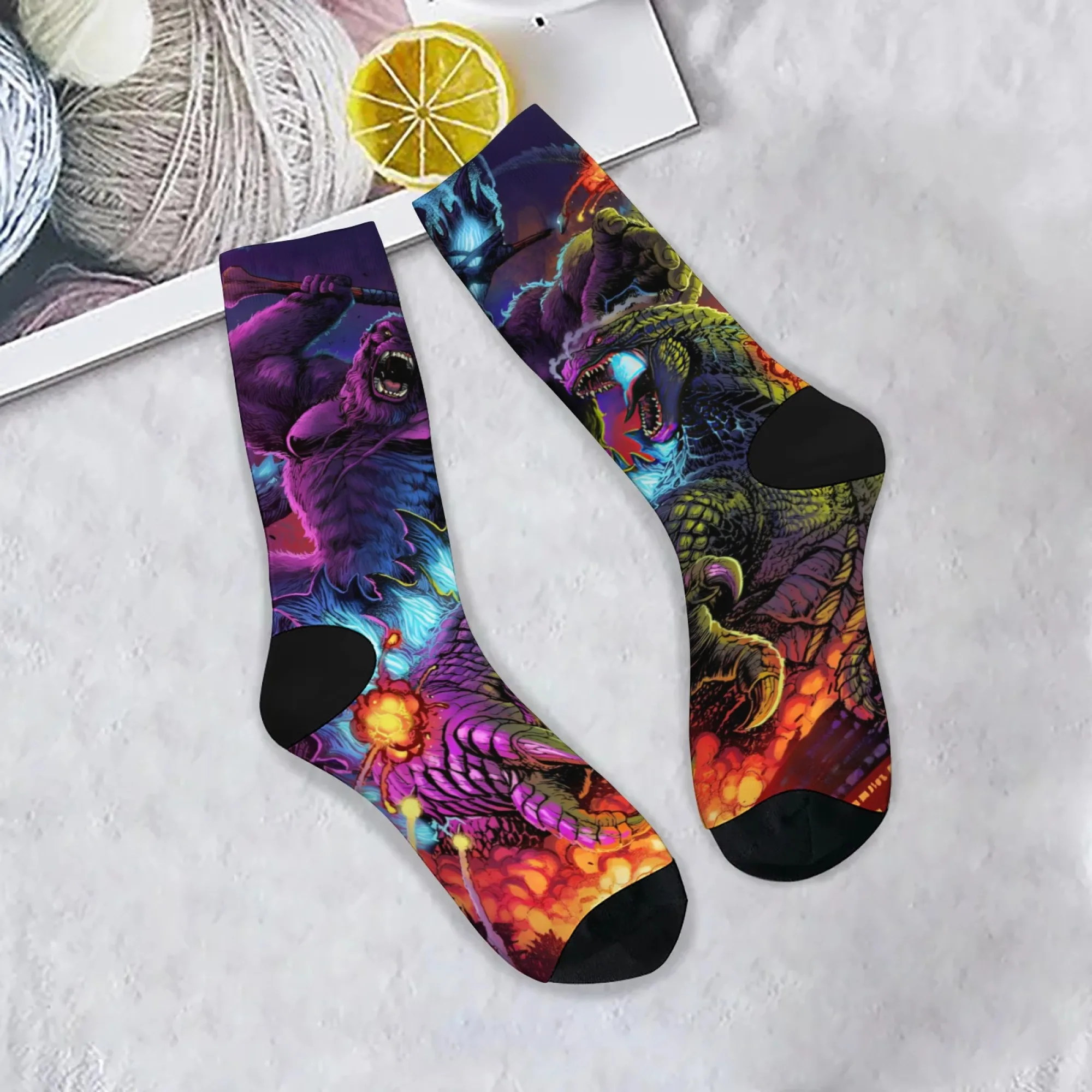 Мужские носки с принтом Novel Monster Showdown, удобные дышащие нескользящие повседневные носки, уличные носки в стиле Харадзюку в стиле хип-хоп, подарок
Мужские носки с принтом Novel Monster Showdown, удобные дышащие нескользящие повседневные носки, уличные носки в стиле Харадзюку в стиле хип-хоп, подарок