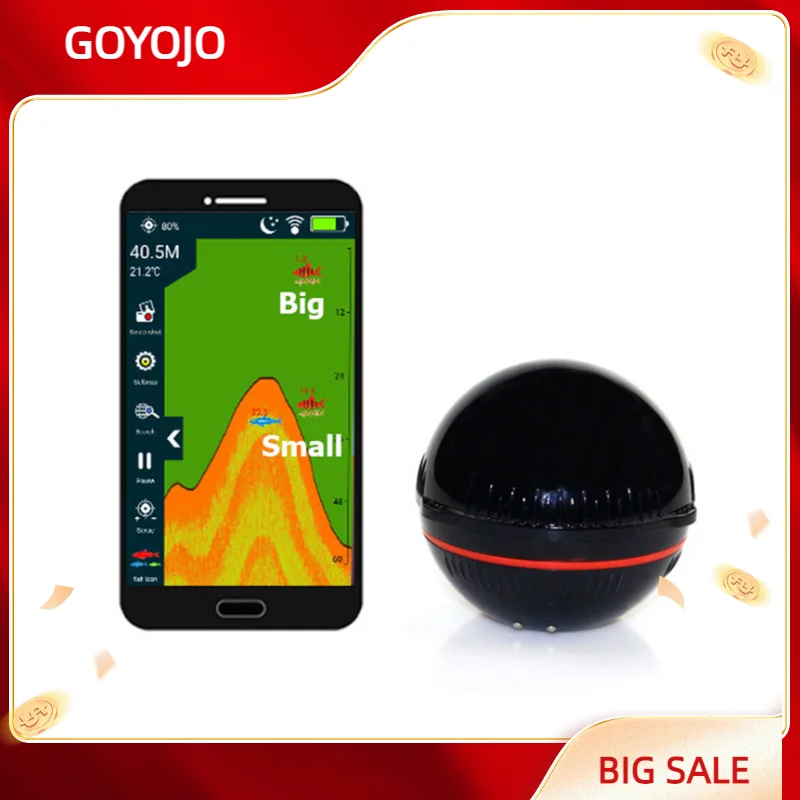 Wireless Fish Finder Mobile Phone Bluetooth Smart Detector Underwater Visual HD Sonar ing Gear
Wireless Fish Finder Mobile Phone Bluetooth Smart Detector Underwater Visual HD Sonar ing Gear