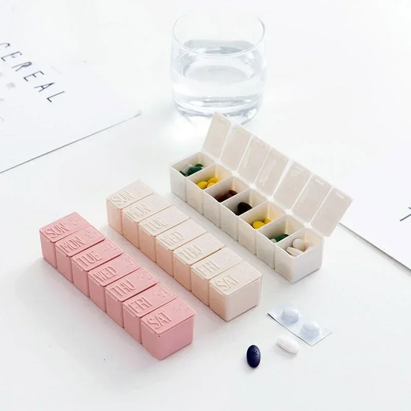 7 Days Pill Medicine Box Weekly Tablet Holder Storage Organizer Container Case Pill Box Splitters 3 Colors Pill Case Organizer
7 Days Pill Medicine Box Weekly Tablet Holder Storage Organizer Container Case Pill Box Splitters 3 Colors Pill Case Organizer