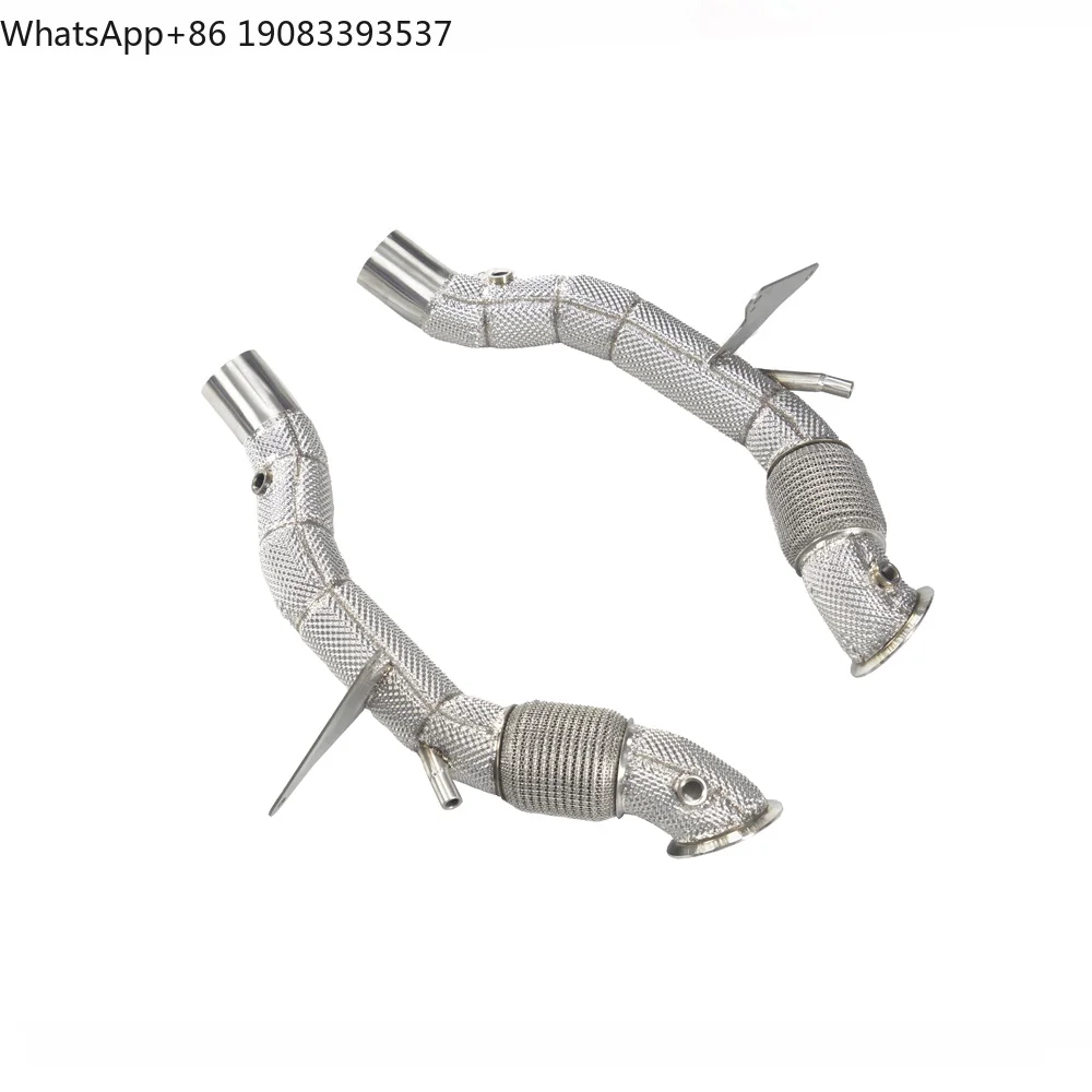 Tuning Stainless Steel Heat Shield Exhaust Downpipe for Ferrari 488 3.9T Racing High Quality Straight Header
Tuning Stainless Steel Heat Shield Exhaust Downpipe for Ferrari 488 3.9T Racing High Quality Straight Header
