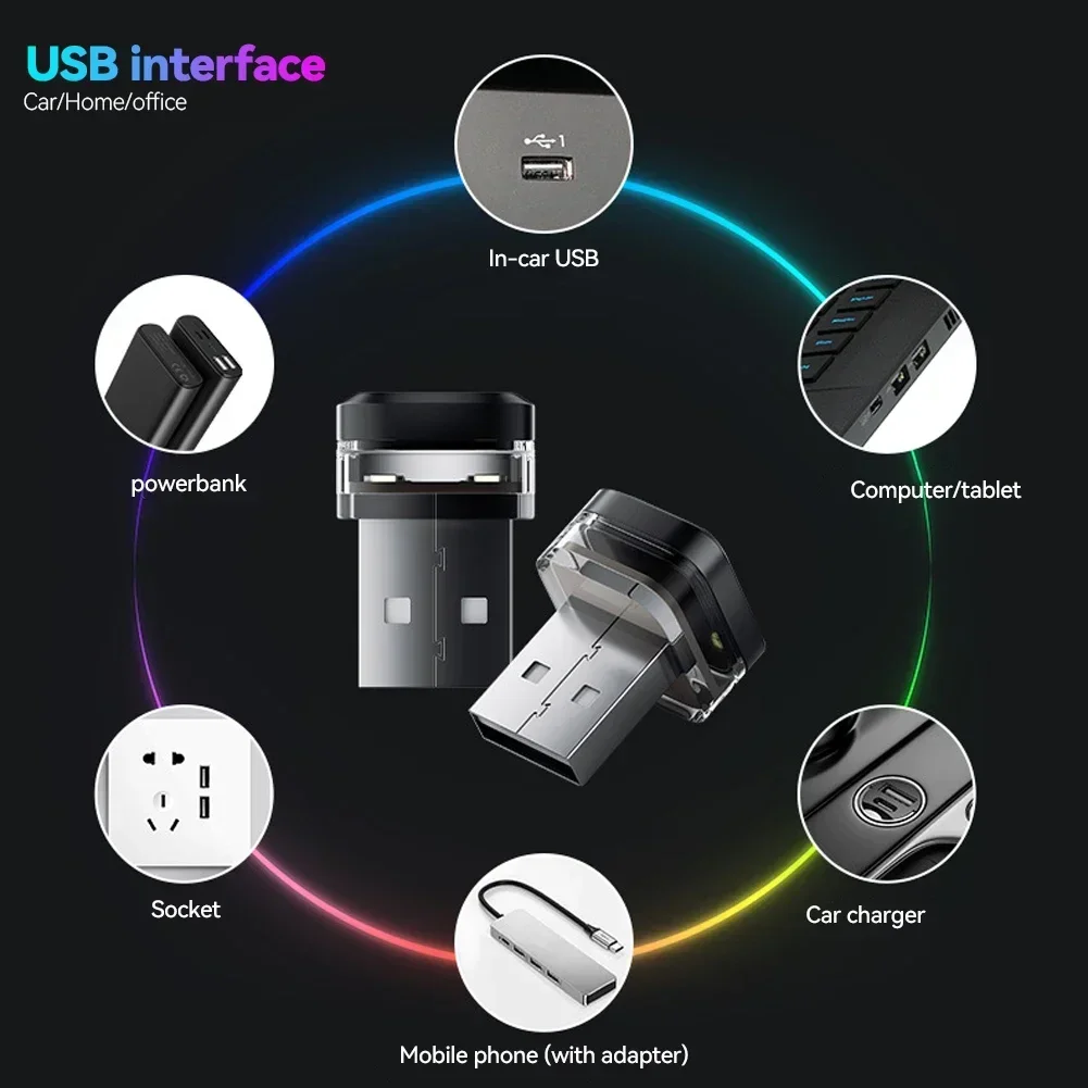 New Universal USB Car Interior Ambient Atmosphere Light LED Signal Lights Auto Reading Lamp Decorations Car Interior Accessories
New Universal USB Car Interior Ambient Atmosphere Light LED Signal Lights Auto Reading Lamp Decorations Car Interior Accessories