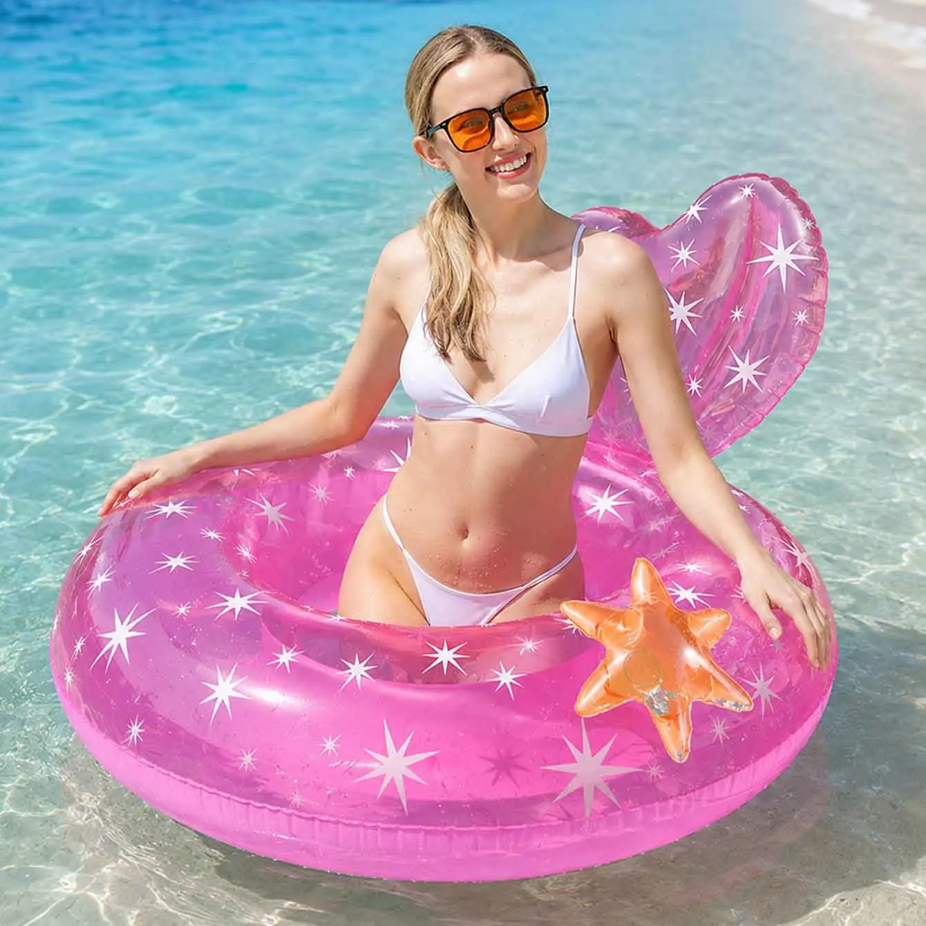 Inflatable Swimming Ring, Cute Pool Float Tube Decorations Swim Tubes Outdoor Pool Beach Water Floats Party Supplies Floaties
Inflatable Swimming Ring, Cute Pool Float Tube Decorations Swim Tubes Outdoor Pool Beach Water Floats Party Supplies Floaties