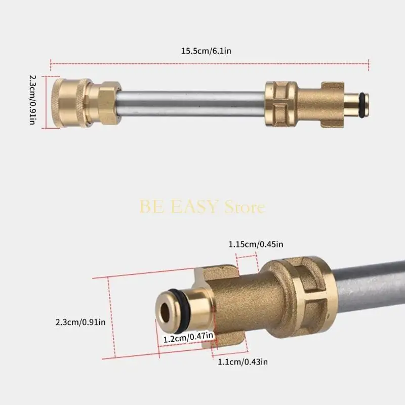 E28F Pack of 2 Pressure Washers Nozzle Power Washer Part Nonslip Pressure Nozzle Quick Connecting Noozle Suitable for Garden
E28F Pack of 2 Pressure Washers Nozzle Power Washer Part Nonslip Pressure Nozzle Quick Connecting Noozle Suitable for Garden