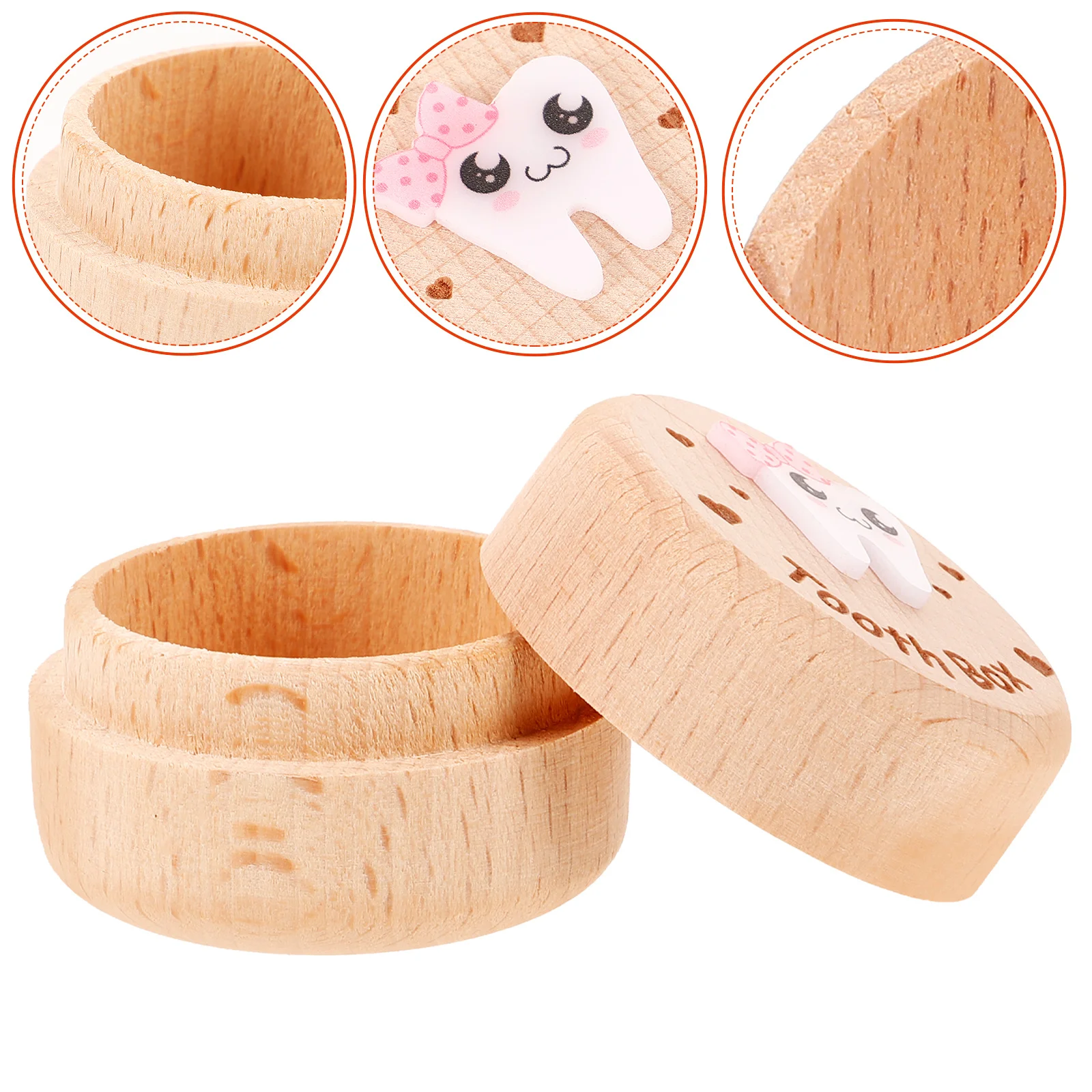 Compact Wooden Tooth Box Tooth Keepsake Storage Box for Kids Boys Girls Minimalist Small Boxes for Gifts
Compact Wooden Tooth Box Tooth Keepsake Storage Box for Kids Boys Girls Minimalist Small Boxes for Gifts