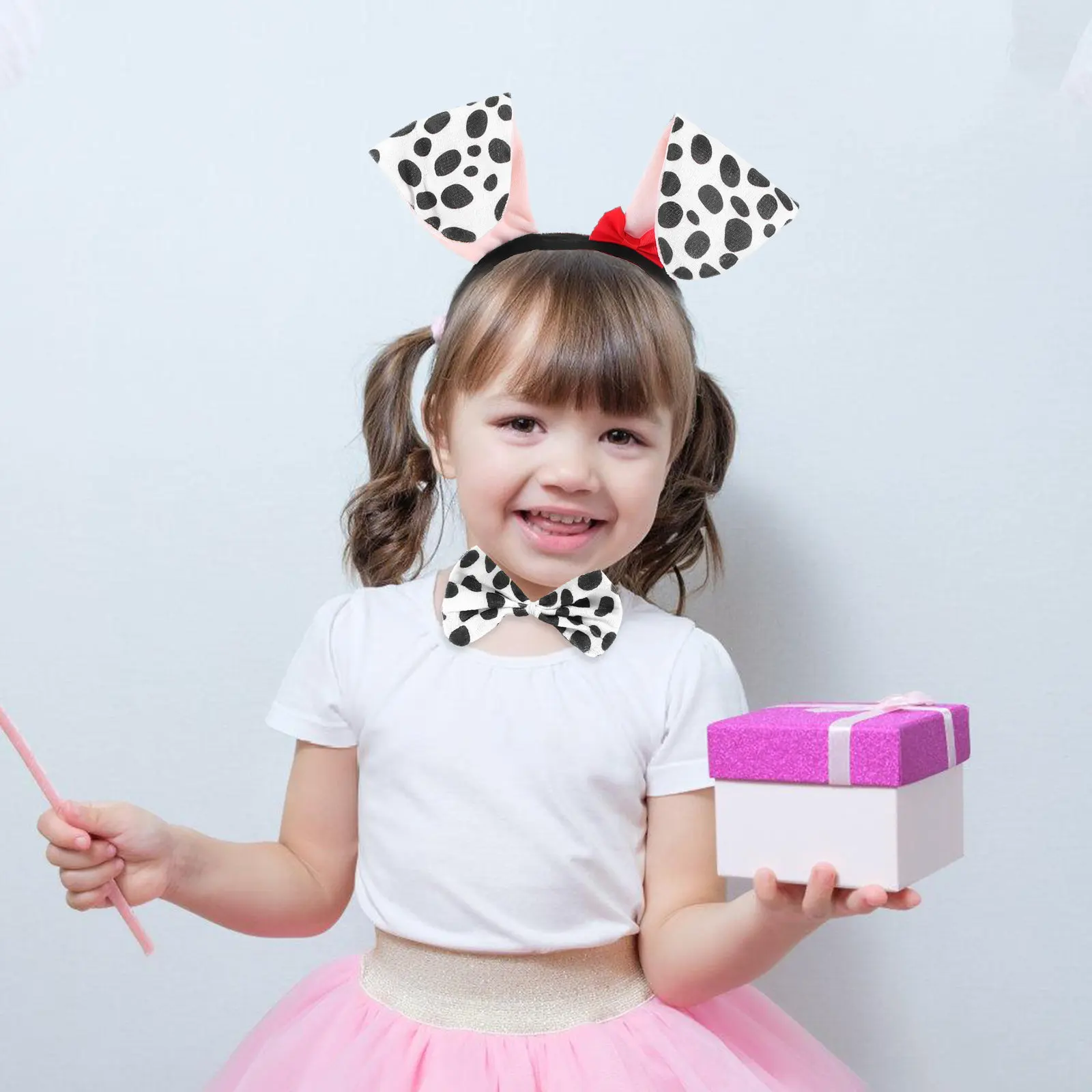 Adorable Dalmatian Dog Ears Headband Comfortable Material for Children's Performances and Everyday Wear Cute Animal Accessory
Adorable Dalmatian Dog Ears Headband Comfortable Material for Children's Performances and Everyday Wear Cute Animal Accessory